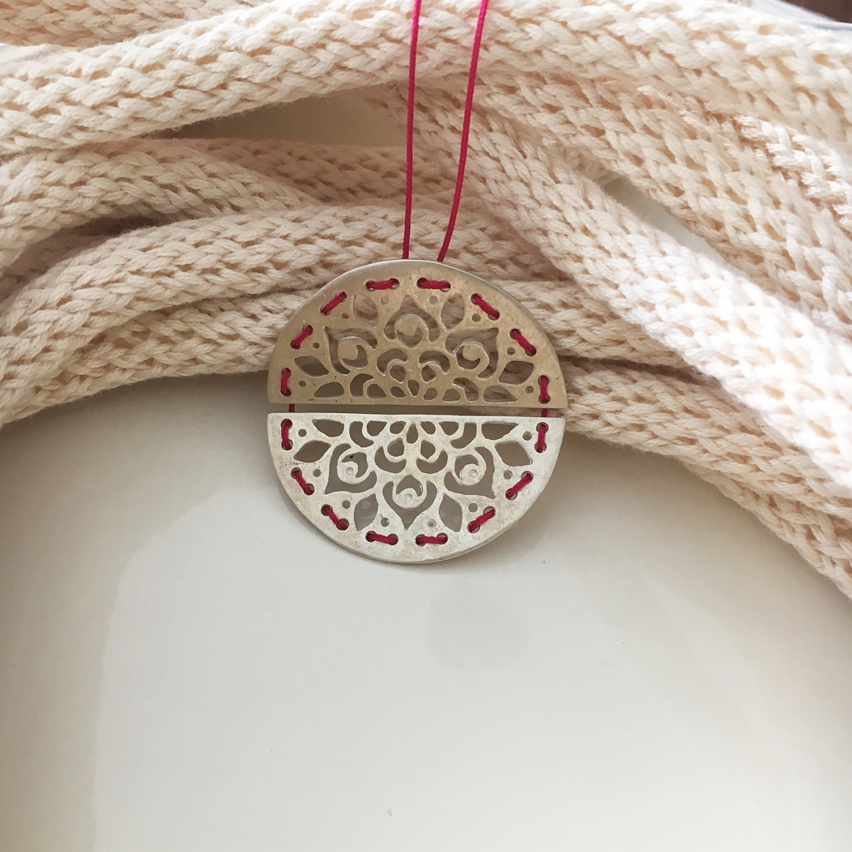 Mandala 2 pieces necklace |  Mint Jewel Crafts